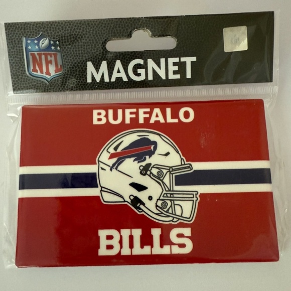NFL Official Licensed Buffalo Bills 4x2 Ceramic Magnet NEW - Picture 1 of 6